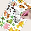 2pcs DIY Diamond Painting Plants Cartoon Animal Kit
