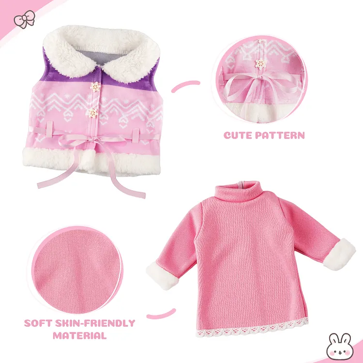 [90Days Lowest Price]For 17"-22" Reborn Baby Winter Ski Suits Accessories Set