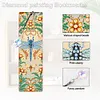 (US Local)4Pcs Special Shape Dragonfly 5D DIY Diamond Painting Bookmark Craft Kit