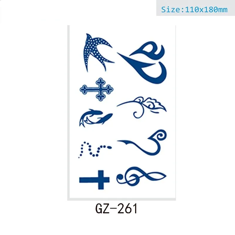 Juice tattoo stickers Net celebrity tattoo stickers lasts 15 days Herbal semi-permanent tattoo stickers