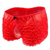 Men's mesh lace bowknot cake underwear