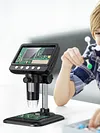 4.3 Inch Digital Microscope with 8 LED 1000X Handheld Portable Digital Magnifier
