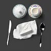 6Pcs/set Diamond Painting Christmas Coaster Cup Cushion with Rack Cup Pad Decor