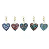 5pcs DIY Full Special Shaped Love Heart Diamond Painting Keychain Pendant