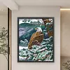 【Limited Stock Sale】Eagle Looking Out - 11CT Stamped Cross Stitch 55*67cm(Big Size)(Brand)