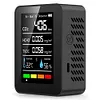 5 In 1 Air Quality Monitor CO2 Detector CO2 TVOC HCHO AQI Tester for Home Office