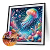 Diamond Painting -DIY Round Drill Jellyfish(40x40cm)