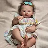 [🔊Heartbeat Sound and Breath💝] 17'' Truly Lifelike Reborn Baby Girl Brown Eyes Newborn Doll Solan - RBBI-Myrebornbabydoll&reg; Myrebornbabydoll&reg;