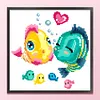 Fish - 9CT Partial Beaded Cross Stitch Kit(27x27cm)