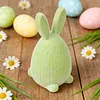 Flocked Easter Decorations Bunny Honeycomb Ornament DIY Table Centerpiece Set Ornaments for Spring Home Holiday