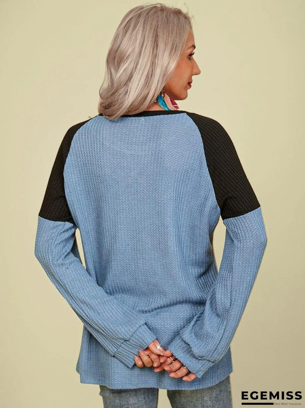 Casual Crew Neck Shirts & Tops | EGEMISS