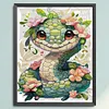 Snake-14CT Stamped Cross Stitch 40*51cm/15.75*20.08in