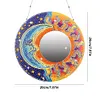 DIY Diamonds Painting Mirror Datura Special Shaped Crystal Drill Crafts Kit