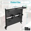 [US Local Warehouse] Desktop Shelving System with Monitor Stands Computer Accessories Clamp On Desk Organizer Shelf 51 X 34 Inch for Office Supplies Dorm Home Decor