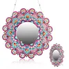 DIY Diamonds Painting Mirror Datura Special Shaped Crystal Drill Crafts Kit