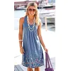 Sleeveless Beach Casual Dress For Women