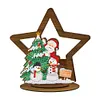 DIY Wooden Double Sided Drills Christmas Crystal Diamond Painting Ornament Special Shaped Kits