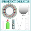 DIY Diamonds Painting Mirror Datura Special Shaped Crystal Drill Crafts Kit