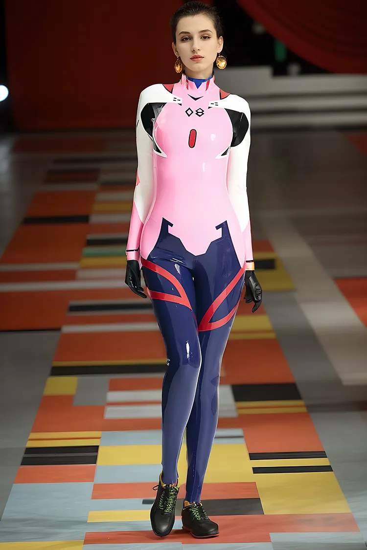 Women Latex Catsuits Playtime Poppy Playtime EVA pink Cosplay 