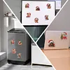 (US Local)6PCS  Xmas DIY Crystal Refrigerator Magnet for Home Decor (Christmas Dog)