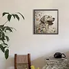 Stone Art Dog-Full Round Diamond painting 30*30CM