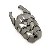 Titanium Alloy EDC Decompression Toy Mecha Beetle Press Push Card Artifact Magnetic Coin Toy Pendant