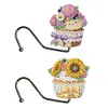 2Pcs/set Diamond Art Hanging Hooks Rhinestone Painting Coutertop Hook Kits