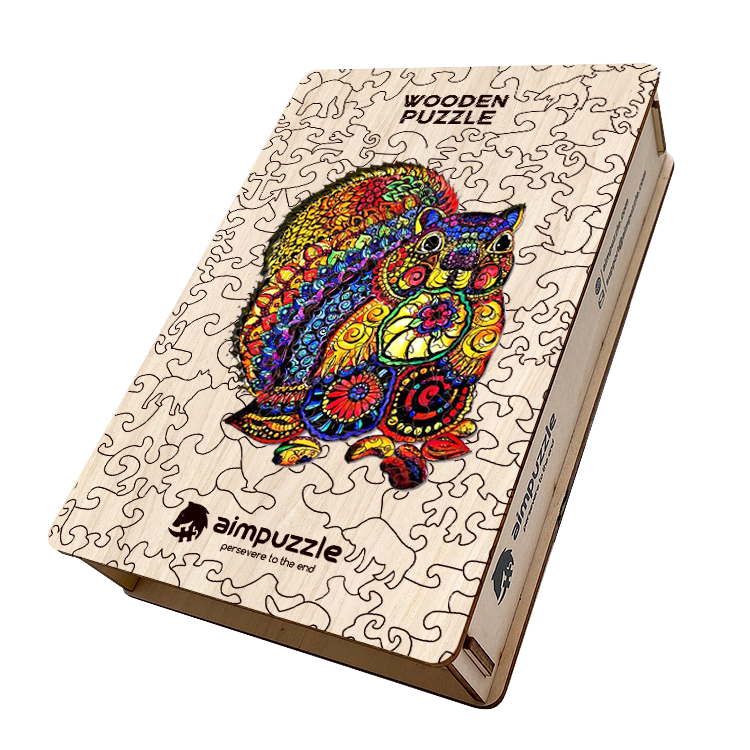 Red Squirrel Wooden Jigsaw Puzzle