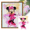 Watercolor Disney Minnie Mouse - 11CT Stamped Cross Stitch 40*50cm/15.75*19.69in