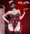 1/4 Scale Nurse Ver. Tifa Lockheart - (FF7) Final Fantasy VII Resin Statue - Bolomo&nbsp;Studio