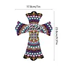 DIY Diamond Painting Special Shape Drills Cross Decoration Pendant Kit