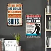 2pcs - Warning - Vintage Metal Signs(12*16Inch) - Warning