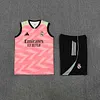 2025/2026 Real Madrid Pre-Match Training Pink Vest+Shorts Football1:1 Thai Quality