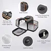 Pet Carriers,Soft-Sided Cat Carrier,Collapsible Travel Pet Privacy Protection Travel Carrier,Airline Approved Dog Carrier,4 Sides Open Doors 2 Sides Expandable,Cat Carrier for Small Medium Pet Puppies