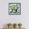 >SALE<5D DIY Full Round Drill Partial AB Diamond Painting Daisy Kit Art Decor 50x50cm