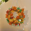 DIY Acrylic Special Shaped Diamond Painting Fall Wreath Ornament Hanging Kit