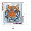 Tiger - Full Round Diamond Painting  30*30cm