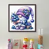 Blueberry Gnome - 11CT Stamped Cross Stitch - 45*45cm