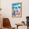 Beach Shells - 11CT Stamped Cross Stitch - 40*50cm - Natural