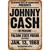 Johnny Cash - Vintage Metal Signs - 20*30cm/30*40cm - Music
