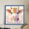 >SALE<Full Embroidery Eco-cotton Thread 11CT Printed Zodiac Oxt Cross Stitch 40x40cm