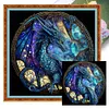(Stamped/Counted) Dragon - 11CT Cross Stitch 40*40cm/15.75*15.75in