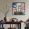 Diamond Painting -DIY Round Drill 911 Eagle guard the Twin Towers(40*40CM)