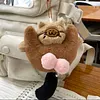 Spinning Balls Cat Keychain Bag Charm Funny Gift Idea