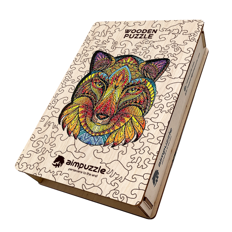 Magic Wolf Wooden Jigsaw Puzzle