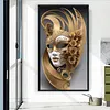 Mask-11CT Stamped Cross Stitch 40*70cm (Big Size)