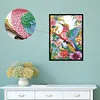 Fleur Colibri-Sp&eacute;cial Forme Diamant Peinture-30 * 40CM