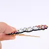 3pcs DIY Full Drill Diamond Painting Hair Clip Flower Leaf Barrette Hairpin