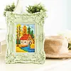 12pcs Autumn DIY Mini Round Diamond Painting Set 14x19cm