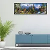 (Big Size)Forest Animals - 11CT Counted Cross Stitch 30*90cm/11.81*35.43in